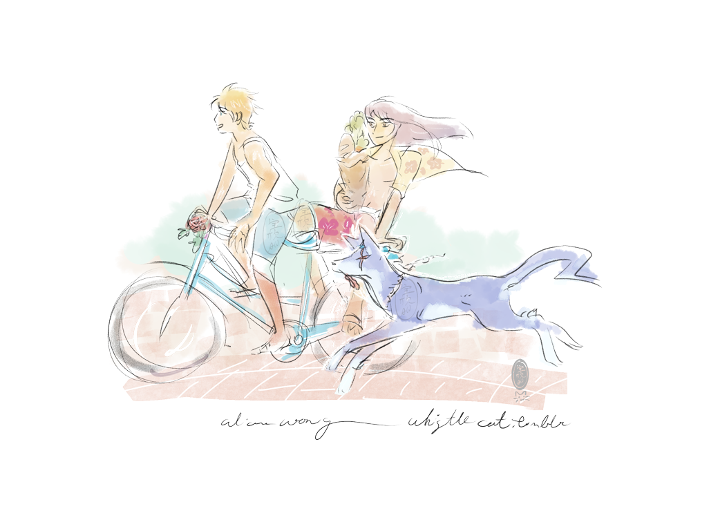 whistlecat: ☀️🛵🏝️Fluri Summer 🌊 alt names: “gaaay summer,” or