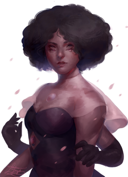 rinrindaishi: “Rhodonite”  A quick sketch