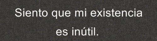 Diario de un depresivo.