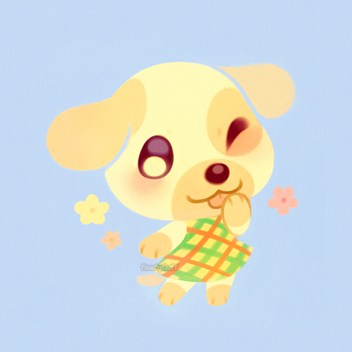 fluffysheeps: Two of my fave Pocket Camp puppos 