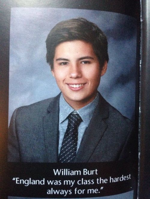tyleroakley:tiktok-itsaclock:fiftyshadesofugly:We just got our yearbooks and these are my fav quotes