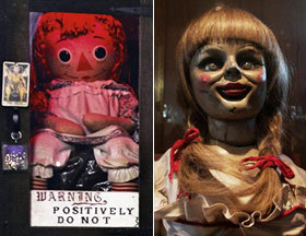 The doll is based on a separate case from 1970 that paranormal investigators Ed and