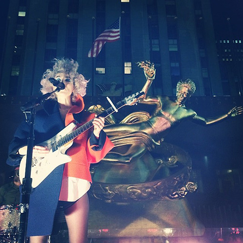 motherlesscre4ture:  ifuckinglovestvincent:  When was she at Rockefeller Center??  