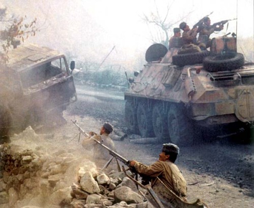 enrique262:Convoy ambush, Soviet-Afghan war. 