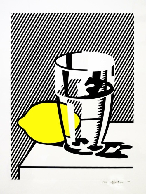 Roy Lichtenstein, “Untitled, Still Life with Lemon and Glass”, 1974