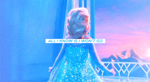 disneyfeverdaily: But I won’t cry, and I won’t start to crumble. Whenever they try,