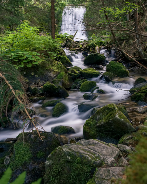 Waterfall, Tatra MountainsWodospad, Tatry