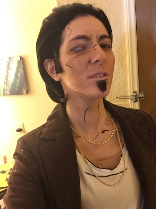 doubleinopportunity:  Gren today at pax south along with a Bloody Mary, bigby wolf, Snow White and w