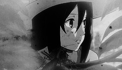 levheichou:  Mikasa Ackerman » Black/White