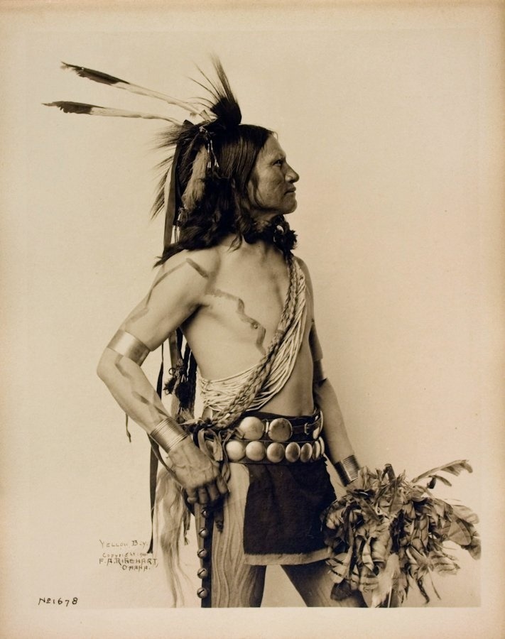 back-then:  1899 photograph of Yellow Boy (Hokshila Zizi), Oglala Lakota dressed