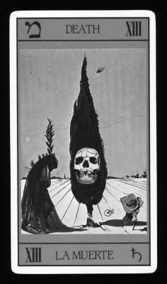 mysterium-lunae:  “Death” from Salvador Dali’s tarot deck 