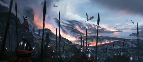 A few more of my pieces from The World of Ice and Fire - Garin&rsquo;s army, the king who knelt,