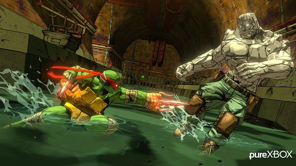 grimphantom2:  elementlizard:  Screen shots form “Teenage Mutant Ninja Turtles: