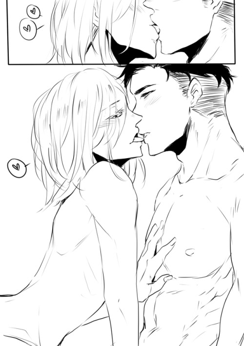 salmon95: OK AHAHAHAHA I JUST WANNA DRAW YURA BEING FUCKED BY THAT GIGANTIC PENIS OF BEKA OK BYEEE but still it can’t fit inside his tight hole wwwww ((good luck Yura)) Kitty loves when his Daddy fuck him hard :^)))) 