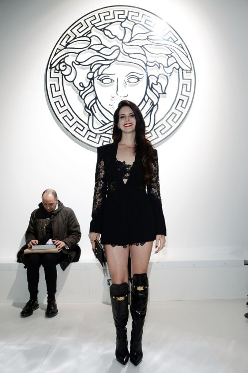 Porn Pics pinupgalore-lanadelrey:  Lana Del Rey x Versace 