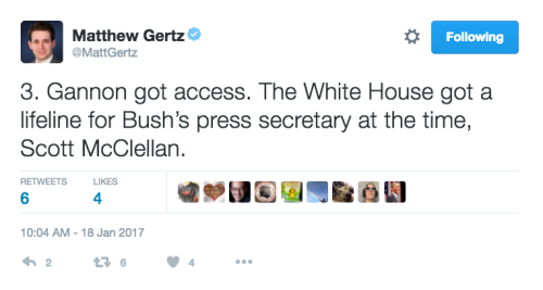 mediamattersforamerica: A must-read: In 2004, the Bush administration granted press briefing access 