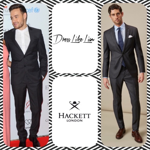 Liam at the Global Gift Gala, 9 May 2016. Suit | Hackett London £600 | Hackett London [info co