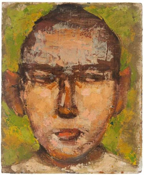 Hermann Glöckner “Jungenkopf von vorn” (“Boy’s Head, frontal”), 1926