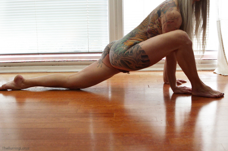 I consider myself a power lifter first and foremost, but yoga is always my warm up.