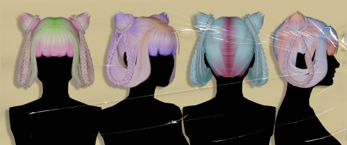 (maya)Jinxiu hair+headdressesNew mesh by meHair*2，77colorsHeaddresses，8colors（Brow ring right）HQ √Se