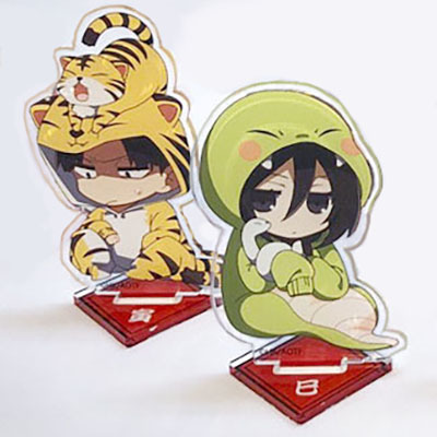 Ackerman Supremacy プリンセスカフェ X 進撃の巨人 干支 星座リヴァイとミカサグッズpromotional