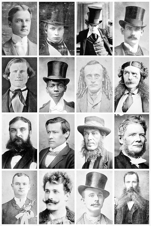 Victorian Men’s Hairstyles &amp; Facial HairA collection of Victorian photographs, depicti