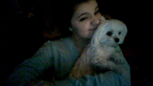 its ur fave lq white girl/pup combo !