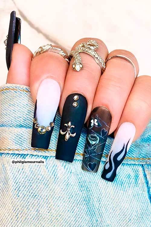 21 Glitter Nail Art Designs - Sparkly Ideas for Chic Glitter Manicures