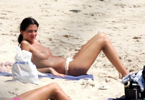 toplessbeachcelebs:  Stanimira Koleva (Bulgarian Model) topless on the beach (August 2007) 