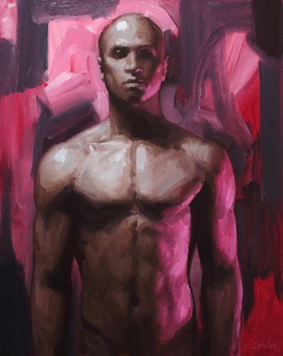 thekcmcus:Ignat Ignatov, Torso in Crimson Light, Strength in Dual Light, Torso in Red.