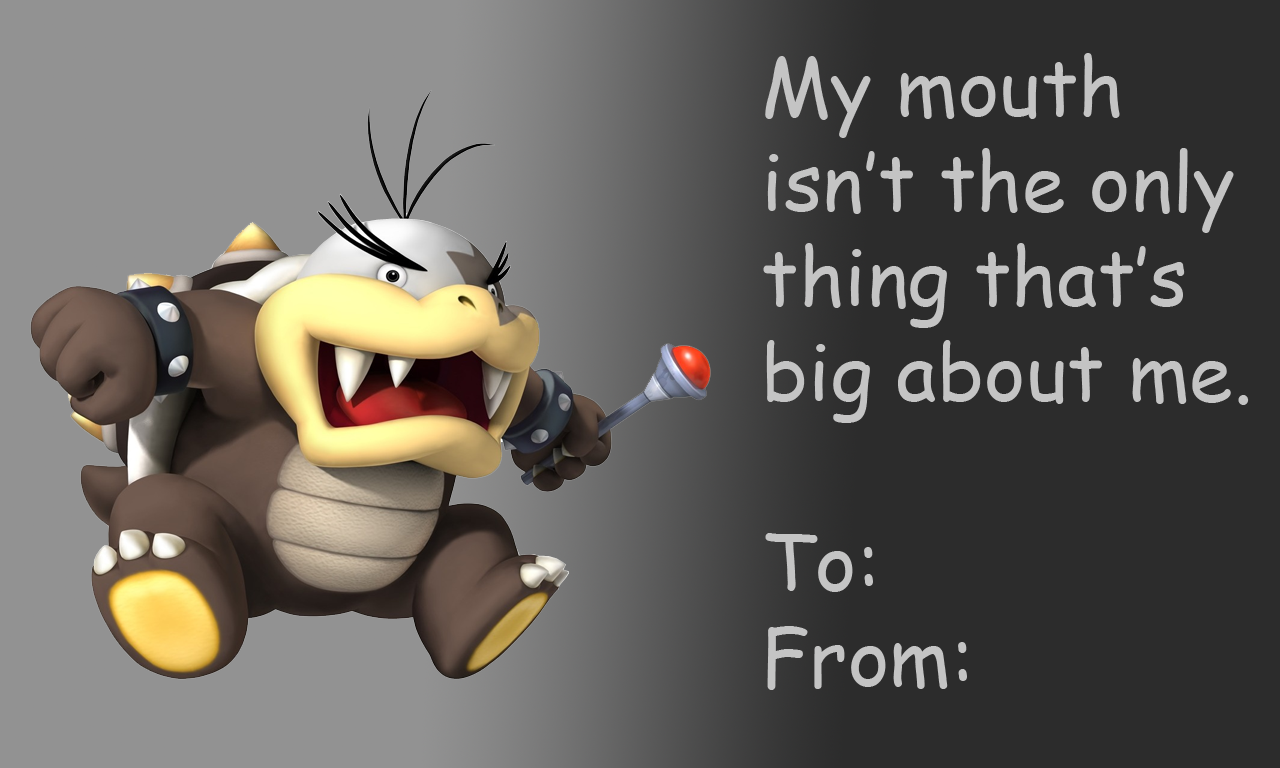 bikerwolfchip:  Koopaling Valentines!  