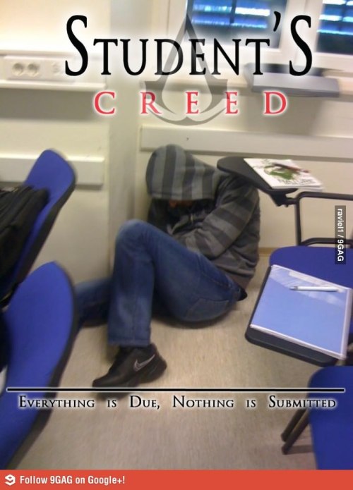 brotherhoot:  garetshadow:  Student’s Creed  