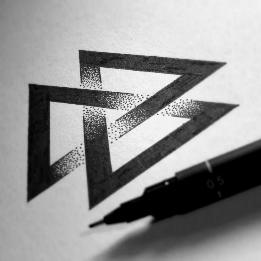 goldisblood:  “Valknut”Image by:   HerbivoreRoss  Plunder more at: http://goldisblood.net/