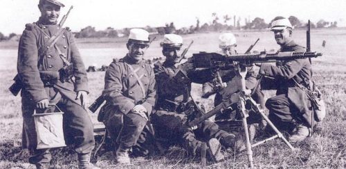 The St. Etienne Model 1907,The bread and butter French heavy machine gun throughout World War I, the