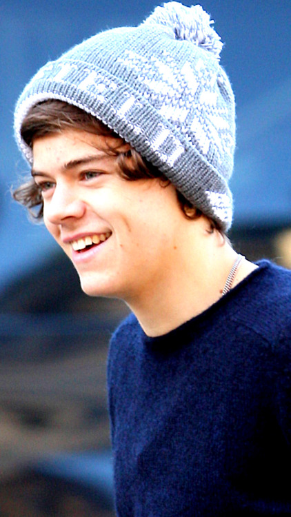 larrygang-ordie:  stopithazza:  Harry Styles Beanie Appreciation (part one)   his bear one tho omg 
