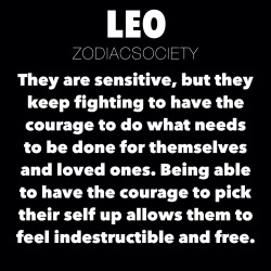 Zodiacsociety:  Leo Zodiac Facts: They Are Sensitive, But They Keep Fighting To Have