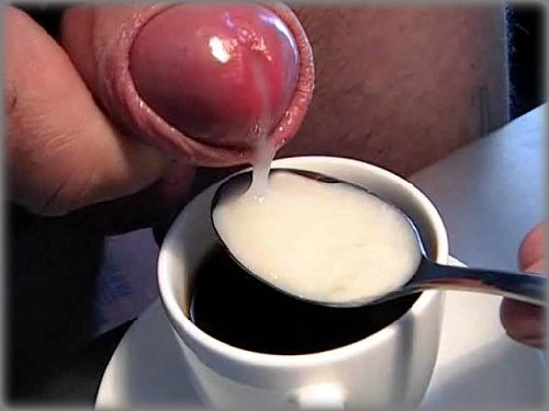 mcg1871: I like cum in my coffee  Mmmhhh…