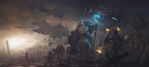 Imperial Fists Assemble 