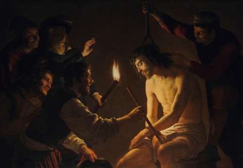 v-ersacrum:Gerrit van Honthorst, Mocking of Christ, 1616-1617