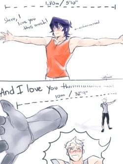 creamxgrim:  One of the many uses for our beloved space dad’s new floating arm.Keith hit Shiro’s head with it not a second later