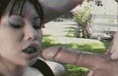 bitejobs:  Complete Set: Asian with braces deepthroating white meat. Gifs 1-10 of 10