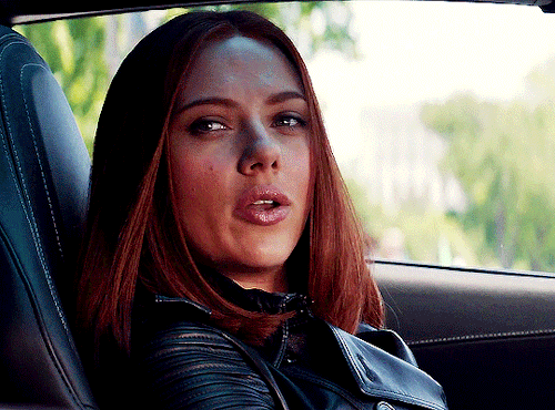 natashagifs: I’m sorry. Did I step on your moment? Natasha Romanoff in Captain America: The W