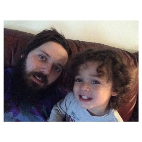 Saturday selfies with the son. #sons #myboys #family #dadlife #beardeddads