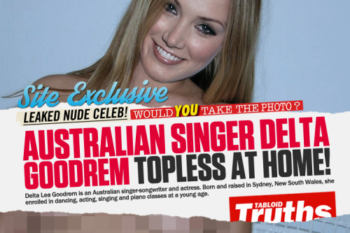 (via Leaked Site Exclusive! Australian Singer Songwriter Delta Goodrem Topless At Home!)