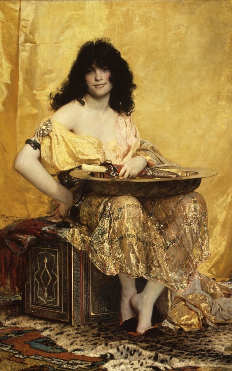 Henri Regnault, Salome (s.d., 1870), Met. There is no severed head. This is precisely what