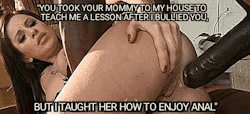 usemyslutmom:  yourmommyismywhore:@usemyslutmom now she ask for her  “lessons” daily. @ yourmommyismywhore       she is such a slut she does this every time i get bullied by someone