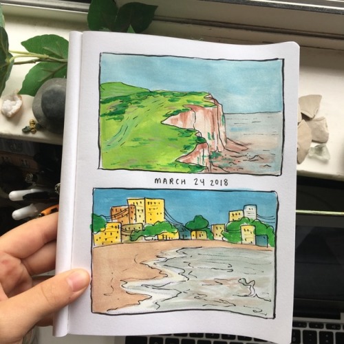 artandthoughtss:2 little gouache paintings :)