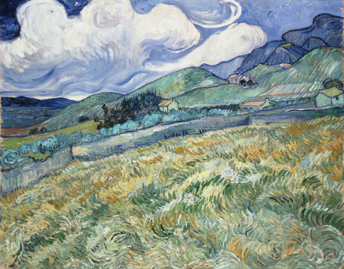 lionofchaeronea: Mountainous Landscape behind St. Paul Hospital (aka Landscape from Saint-R&eac