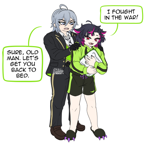 So... Fae Grandpa Got His New Birthday Card Released Recently, Please Please Please PLEASE Draw Him.