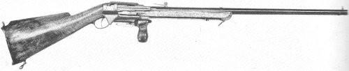 Margot gun An early pump-action magazine shotgun patented in France in 1880.